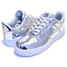 NIKE WMNS AIR FORCE 1 SP chrome/metallic silver-wht CQ6566-001画像