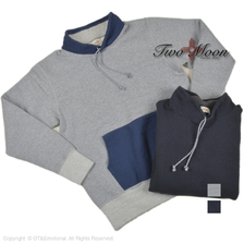 Two Moon Stand collar pullover sweat 92025画像