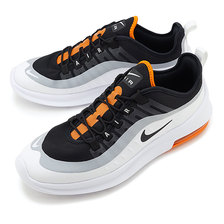 NIKE AIR MAX AXIS BLACK/WHITE/MAGMA ORANGE/LIGHT SMOKE GREY AA2146-017画像
