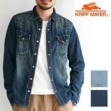 KRIFF MAYER ライトオンスデニムシャツ 1244002画像