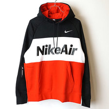 NIKE S M NSW NIKE AIR HOODIE POFLC BLACK/WHITE CJ4825-011画像