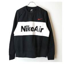 NIKE AS M NSW NIKE AIR CRW FLC BLACK/BLACK CJ4828-010画像