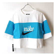 NIKE ィメンズ バーシティ S/S トップ ライトカレントブルー CK1302-487画像