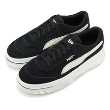 PUMA DEBA SUEDE W BLACK/MARSHMALLOW 372423-03画像