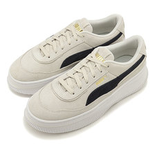 PUMA DEBA SUEDE W MARSHMALLOW/BLACK 372423-01画像
