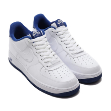 NIKE AIR FORCE 1 '07 1 WHITE/DEEP ROYAL-WHITE CD0884-102画像