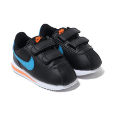 NIKE CORTEZ BASIC SL (TDV) BLACK/LASER BLUE-HYPER CRIMSON 904769-006画像
