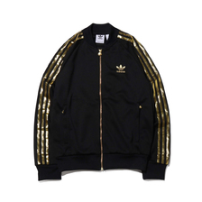 adidas SST 24 TRAK TOP BLACK/GOLD METRIC GK0658画像