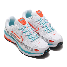 NIKE W P-6000 WHITE/WHITE-ORACLE AQUA-MAGIC FLAMINGO BV1021-105画像