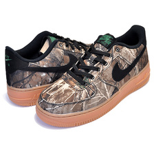 NIKE AIR FORCE 1 LV8 3 (GS) REALTREE CAMO black/black-aloe verde AV0749-001画像