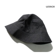 ULTERIOR AJIRO INDIGO BASKET TWILL BUCKET HAT ULHT02-20A19U画像