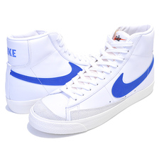 NIKE BLAZER MID 77 VINTAGE white/racer blue-sail BQ6806-103画像