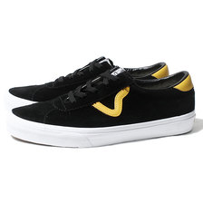 VANS SPORTS BLACK/CADMIUM YELLOW VN0A4BU6XW2画像