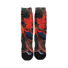 UBIQ &ldquo;IREZUMI&rdquo; SOCKS (Bueimouyukagami) Designed by Ukiyoemon BLACK UB19-S006画像