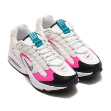 NIKE W AIR MAX TRIAX WHITE/ACTIVE FUCHSIA-BRIGHT SPRUCE CQ4250-102画像