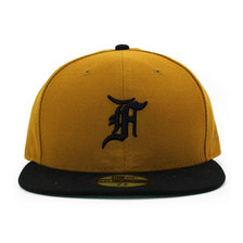 FEAR OF GOD ESSENTIALS nefog001 &times; NEW ERA 59FIFTY CAP MUSTARD画像