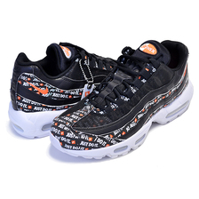 NIKE AIR MAX 95 SE JUST DO IT black/black-white-total orange AV6246-001画像