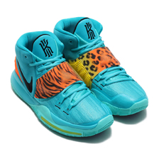 NIKE KYRIE 6 EP ORACLE AQUA/BLACK-OPTI YELLOW BQ4631-300画像