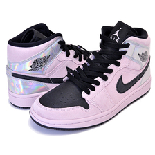 jordan aj 1 mid barely rose