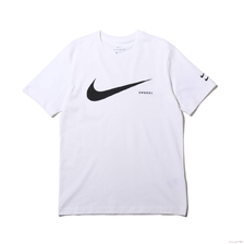 NIKE AS M NSW SWOOSH HBR SS TEE WHITE/BLACK CK2253-100画像