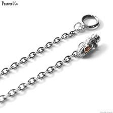 Peanuts&Co BEROPEANUTS HOOK CHAIN II - ROUND - (SILVER&times;K10)画像