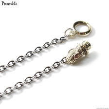 Peanuts&Co BEROPEANUTS HOOK CHAIN II - ROUND - (SILVER&times;BRASS)画像