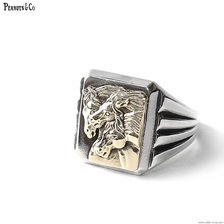 Peanuts&Co PHARAOHS HORSES RING - SQUARE - (SILVER&times;K10)画像