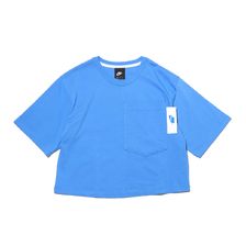 NIKE AS W NSW NSW TOP SS CROP PACIFIC BLUE/WHITE/SOAR CT0875-402画像