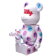 THE CONVENI &times; Fragment Design MEDICOM TOY MILKY BE@RBRICK 100% & 400% MULTI画像