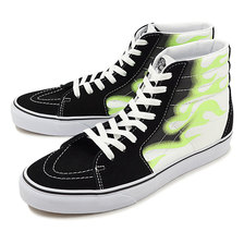 VANS FLAME SK8-HI BLACK/TRUE WHITE VN0A4U3CXEY画像