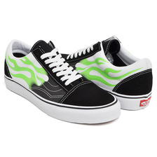 VANS OLD SKOOL (FLAME) BLACK / TRUE WHITE VN0A4U3BXEY画像