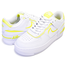 NIKE WMNS AF1 SHADOW white/white-lemon venom CI0919-104画像