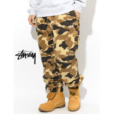 STUSSY Camo Fleece Pant 116409画像