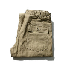 orslow US ARMY FATIGUE PANTS Button Fly KHAKI 01-5002-40画像