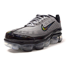 NIKE (WMNS) AIR VAPORMAX 360 METALIC SILVER/MAX ORANGE/DARK GREY/BLACK/SILVER CK2719-003画像