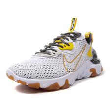 NIKE REACT VISION "D/MS/X" WHITE/HONEYCOMB-IRON GREY-VAST GREY/YELLOW/BROWN CD4373-100画像