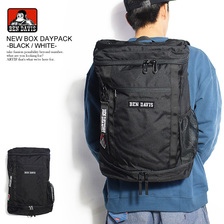 BEN DAVIS NEW BOX DAYPACK -BLACK/WHITE- BDW-8011画像