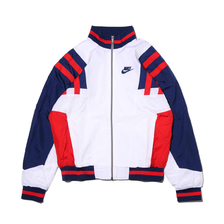 NIKE AS M NSW RE-ISSUE JKT WVN WHITE/BLUE VOID/UNIVERSITY RED/BLUE VOID CJ4922-100画像