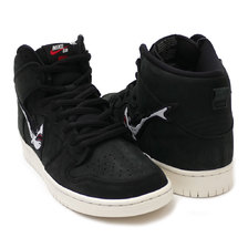 NIKE SB DUNK HIGH PRO ISO &times; OSKi BLACK/WHITE-BLACK-SAIL CI2692-001画像