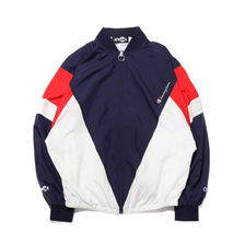 Champion &times; ATMOS LAB GAME JACKET NAVY C8-R608-370画像
