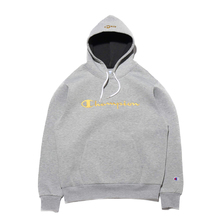 Champion &times; ATMOS LAB WRAP AIR P/O HOODED SWEATSHIRT OXFORDGREY C8-R105-070画像