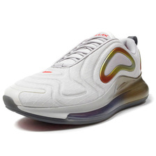 NIKE AIR MAX 720 SUMMIT WHITE/VAST GREY/TEAM ORANGE/GREY/RED/BLACK CI3870-100画像
