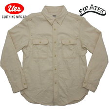 UES Original Cotton Satin Medical Shirt OFF WHITE 501957_02画像