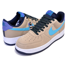 NIKE AIR FORCE 1 07 LV8 2 khaki/blue fury-persian violet CD0887-201画像