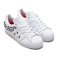adidas SUPERSTAR W FOOTWEAR WHITE/CORE BLACK/SCARLET FV3344画像
