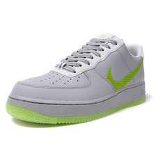 NIKE AIR FORCE 1 '07 LV8 3 WOLF GREY/GREEN/BLACK CD0888-002画像