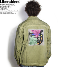 Liberaiders PSYCHEDELIC BDU SHIRT -OLIVE-画像