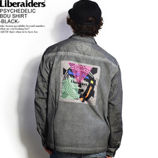 Liberaiders PSYCHEDELIC BDU SHIRT -BLACK-画像