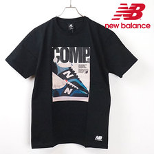 new balance NBアスレチックスアーカイブランショートスリーブ Tシャツ BK MT01517画像