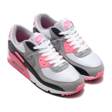 NIKE AIR MAX 90 WHITE/PARTICLE GREY-ROSE-BLACK CD0881-101画像